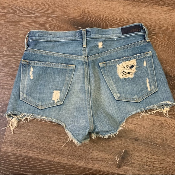 Agolde Womens parker distressed pocket raw
Hem jean shorts 25 - Picture 7 of 10